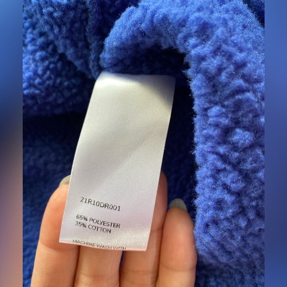 Nap Loungewear Oversized Fleece Thick Dress in Blue Women’s size XL - Picture 9 of 11